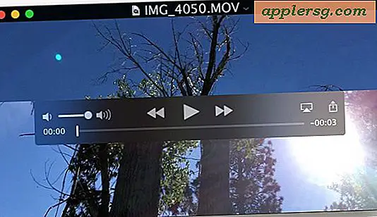 Så här spelar du upp AirPlay Video från QuickTime Player i Mac OS X