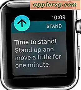 Sådan slukkes (eller tændes) Stand Up Reminder på Apple Watch