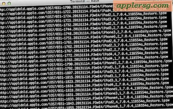 Sådan listes alle IPSW-filer fra Apple-servere ved hjælp af kommandolinjen