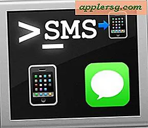 Skicka ett SMS-textmeddelande från kommandoraden