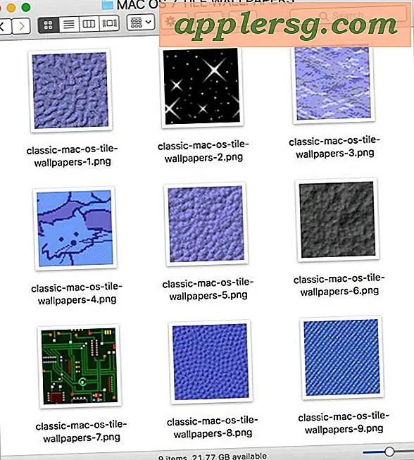 9 Classic Mac OS Kakel Bakgrundsbilder