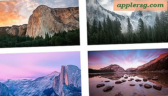 Få Default OS X Yosemite Baggrunde, de er smukke