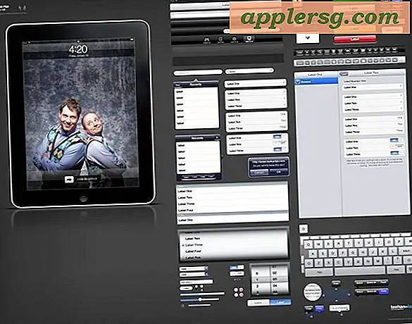 iPad og iPhone GUI PSD-filer