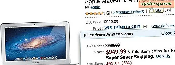 2011 MacBook Air 11.6 "Rabat på $ 949.99 fra Amazon med gratis forsendelse