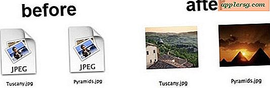 So erhalten Sie Image Thumbnail Icons im Mac OS X Finder