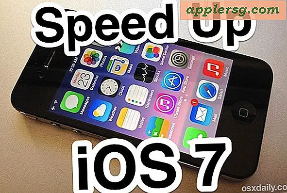 Om du tror att iOS 7 känns långsam här är hur du snabbar upp det