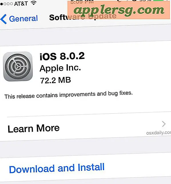 IOS 8.0.2 Update Udgivet med fejlrettelser til iPhone, iPad, iPod touch