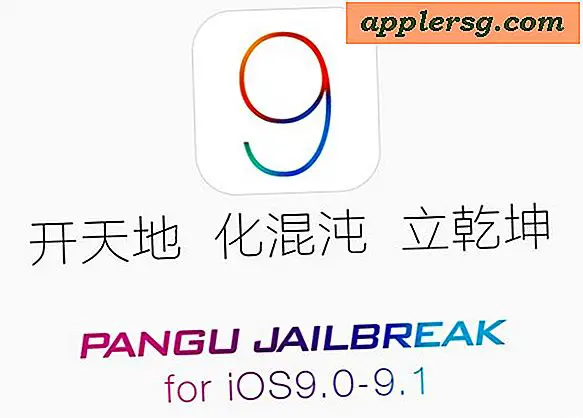 IOS 9.1 Jailbreak av Pangu Released för Mac OS X och Windows