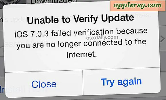 Løsning af fejlen "Kan ikke bekræfte opdatering" i iOS