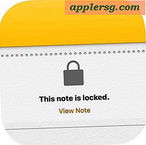 Wie man die Password Lock Notizen auf dem iPhone und iPad speichert