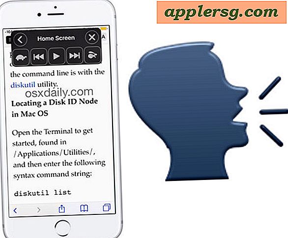 Hur man talar skärmen på iPhone och iPad för att få IOS att läsa något för dig
