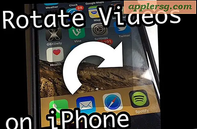 Hur man roterar video på iPhone och iPad