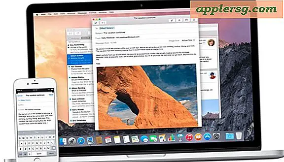 Sådan bruges Handoff mellem en Mac med Mac OS X og iPhone / iPad med iOS