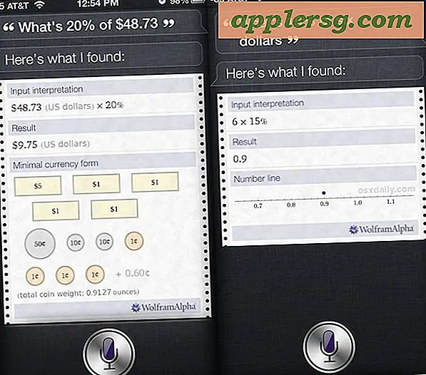 Brug iPhone og Siri som Tip Calculator