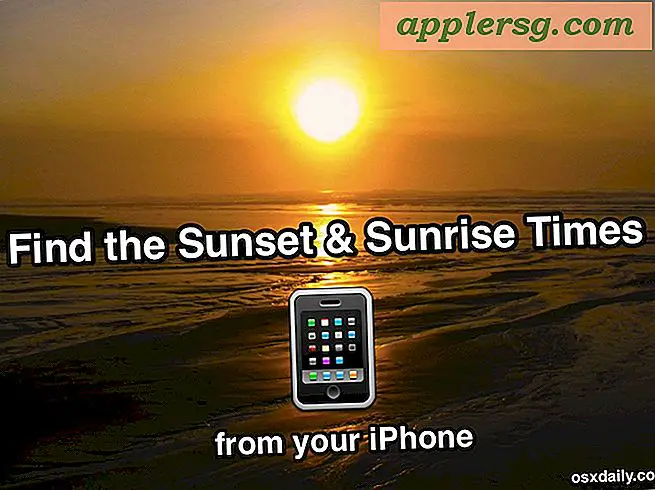 Få Sunset & Sunrise Times fra iPhone