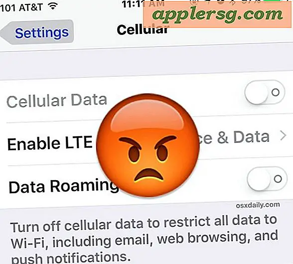 Cellular data fungerer ikke i iOS 9 på iPhone eller iPad?  6 Fejlfindingstips