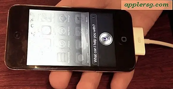 Siri på iPhone 4 och iPod Touch demonstrerade att arbeta