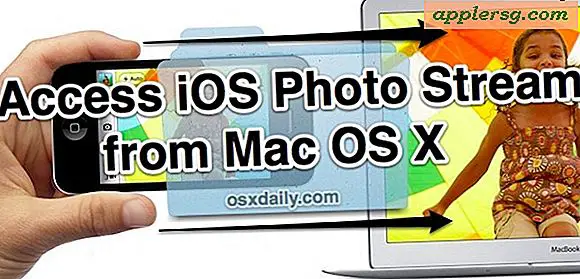 Öppna iOS Photo Stream från Mac OS X Finder