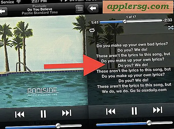 Lägg till och rediger Lyrics of Songs i iTunes och visa dem i IOS Music App