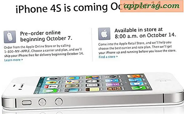 iPhone 4S Udgivelsesdato er 14. oktober
