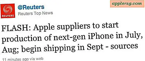iPhone 5 leveransdatum i september, enligt Reuters