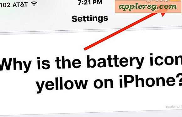 Varför iPhone-batteriet är gult, vad den gula ikonen betyder, och hur fixar den