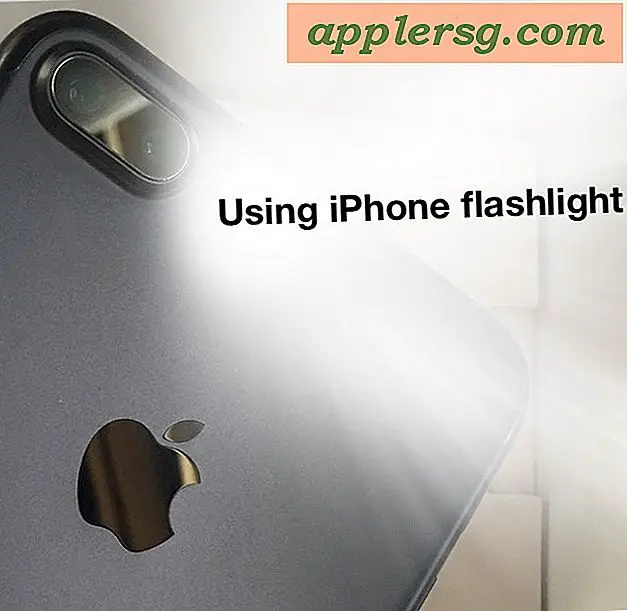 Använd iPhone-ficklampan och justera fickljusets ljusstyrka