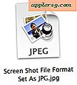 Skift Screen Shot File Format i Mac OS X
