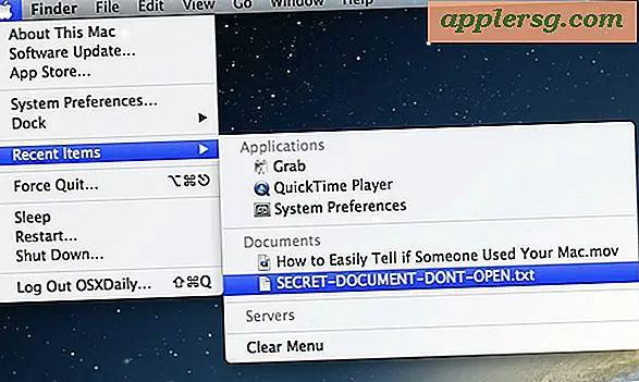Så enkelt säger du om någon öppnade dina filer på en Mac