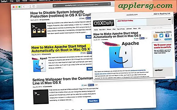 Forhåndsvisning af websider i Safari til Mac med et multitouch-taptrick