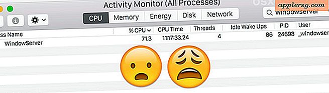 Tame High WindowServer CPU Brug på en Mac med OS X Yosemite