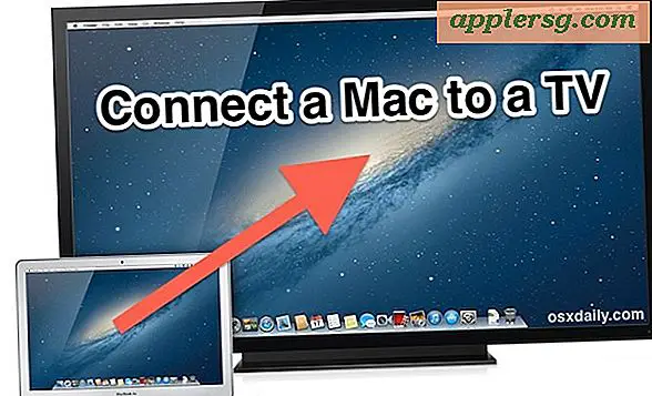 Så här ansluter du en Mac till en TV med HDMI för Full Audio & Video Support