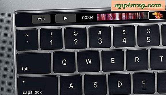 Använd Escape-tangenten på Touch Bar MacBook Pro