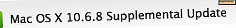 Mac OS X 10.6.8 Supplerende opdatering udgivet