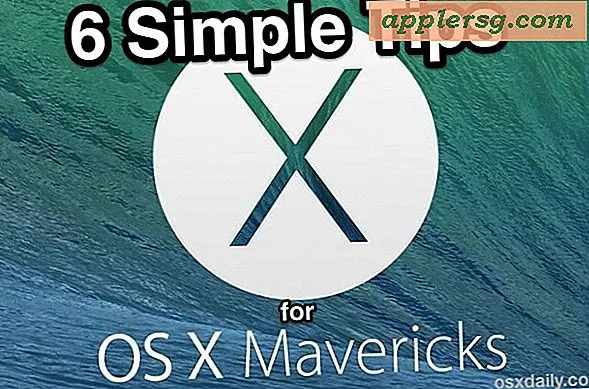 6 av de bästa enkla tipsen för OS X Mavericks