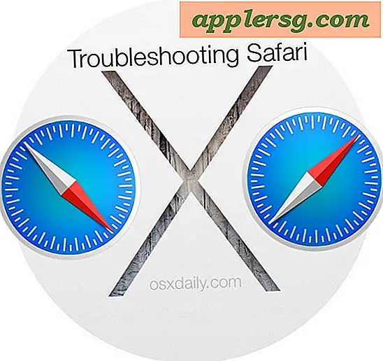 Fejlfinding Safari fryser og styrter i Mac OS X