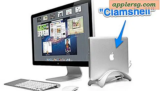 Snabbt ange Clamshell-läge med en extern skärm i Mac OS X