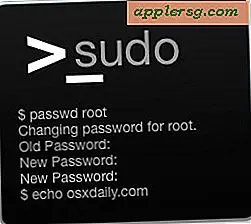 Sådan ændres adgangskoden til Root User Account i Mac OS X