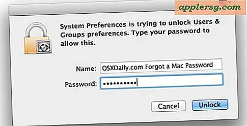Nulstil et Mac OS X Mavericks eller Mountain Lion Password