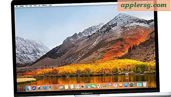 MacOS High Sierra 10.13.6 släpptes, säkerhetsuppdatering 2018-004 för Sierra & El Capitan också