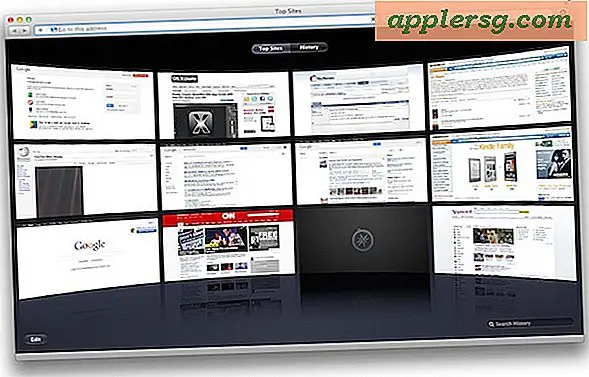 Deaktiver "Top Sites" i Safari til Mac OS X
