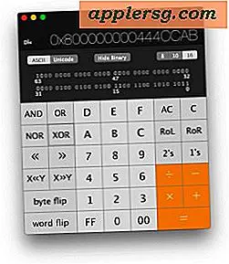 Få adgang til Scientific Calculator & Programmer Calculator i Mac OS X
