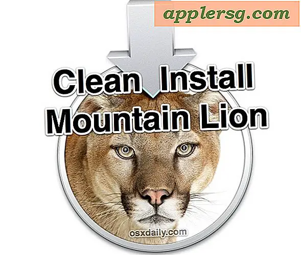Sådan rengøres installer OS X Mountain Lion