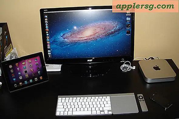 Mac-inställningar: Mac Mini och en iPad 2