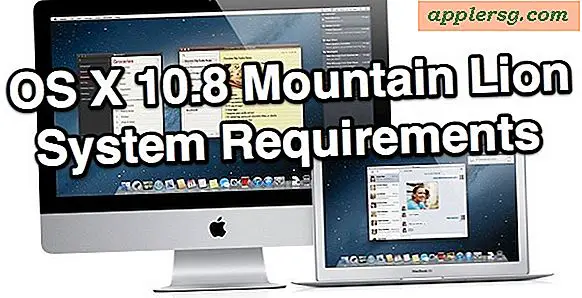 OS X 10.8 Mountain Lion Systemkrav