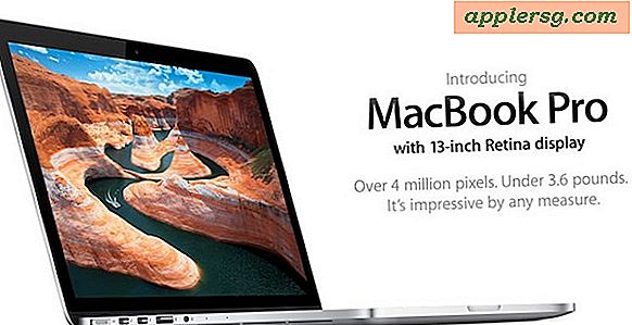 MacBook Pro 13 "Retina Udgivet: Specifikationer & Priser