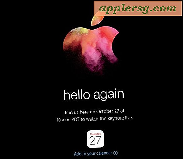 "Hello Again" Apple Event Set til 27. oktober forventes nye Mac'er