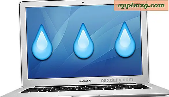 Spola vatten på en MacBook Pro / Air?  Så här kan du kunna förhindra flytande skador