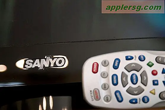 Sådan oprettes koderne til et Sanyo-tv og en fjernbetjening