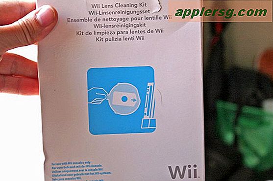 Hur man rengör Wii-objektivet